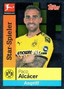 Sticker Paco Alcácer - German Football Bundesliga 2019-2020 - Topps