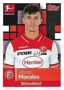 Sticker Alfredo Morales - German Football Bundesliga 2019-2020 - Topps
