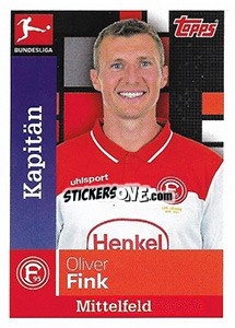 Sticker Oliver Fink - German Football Bundesliga 2019-2020 - Topps