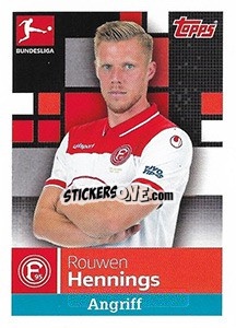 Sticker Rouwen Hennings - German Football Bundesliga 2019-2020 - Topps