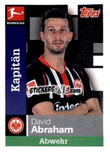 Sticker David Abraham - German Football Bundesliga 2019-2020 n. 97 - Topps