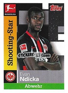 Sticker Evan Ndicka - German Football Bundesliga 2019-2020 - Topps
