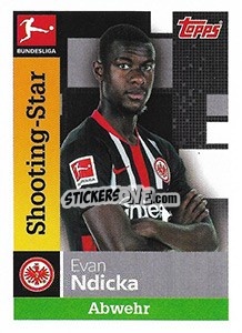 Sticker Evan Ndicka - German Football Bundesliga 2019-2020 n. 98 - Topps