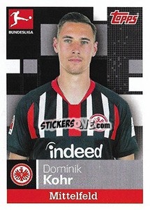 Cromo Dominik Kohr - German Football Bundesliga 2019-2020 - Topps