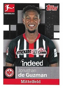 Sticker Jonathan de Guzman - German Football Bundesliga 2019-2020 - Topps