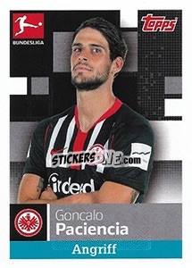 Figurina Goncalo Paciencia - German Football Bundesliga 2019-2020 - Topps