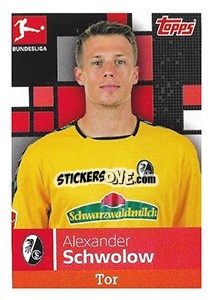 Sticker Alexander Schwolow - German Football Bundesliga 2019-2020 - Topps