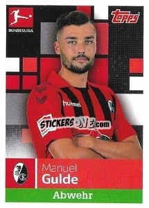 Sticker Manuel Gulde - German Football Bundesliga 2019-2020 - Topps