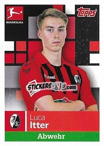 Figurina Luca Itter - German Football Bundesliga 2019-2020 - Topps