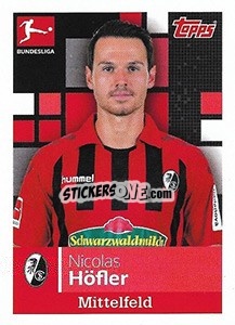 Sticker Nicolas Höfler - German Football Bundesliga 2019-2020 - Topps