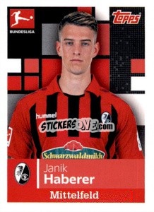 Cromo Janik Haberer - German Football Bundesliga 2019-2020 - Topps