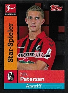 Sticker Nils Petersen - German Football Bundesliga 2019-2020 n. 123 - Topps