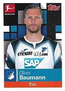Sticker Oliver Baumann - German Football Bundesliga 2019-2020 n. 125 - Topps