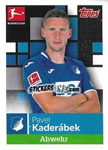 Sticker Pavel Kaderábek - German Football Bundesliga 2019-2020 n. 126 - Topps