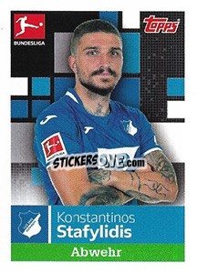 Sticker Konstantinos Stafylidis - German Football Bundesliga 2019-2020 n. 129 - Topps