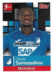 Cromo Diadie Samassékou - German Football Bundesliga 2019-2020 - Topps