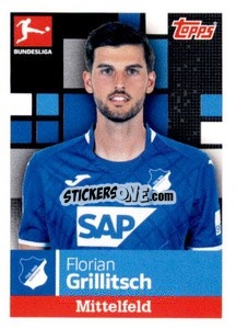 Sticker Florian Grillitsch - German Football Bundesliga 2019-2020 n. 132 - Topps