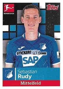 Sticker Sebastian Rudy - German Football Bundesliga 2019-2020 n. 134 - Topps