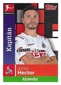 Cromo Jonas Hector - German Football Bundesliga 2019-2020 - Topps