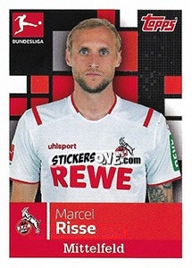 Sticker Marcel Risse - German Football Bundesliga 2019-2020 - Topps