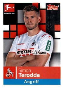 Sticker Simon Terodde - German Football Bundesliga 2019-2020 n. 151 - Topps