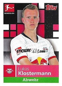Figurina Lukas Klostermann - German Football Bundesliga 2019-2020 - Topps