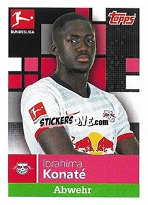 Sticker Ibrahima Konaté - German Football Bundesliga 2019-2020 n. 157 - Topps