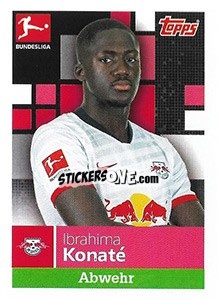 Cromo Ibrahima Konaté - German Football Bundesliga 2019-2020 - Topps