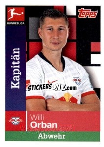 Sticker Willi Orban - German Football Bundesliga 2019-2020 - Topps