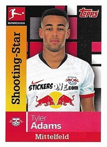 Sticker Tyler Adams - German Football Bundesliga 2019-2020 n. 161 - Topps