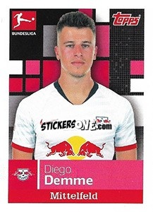 Sticker Diego Demme - German Football Bundesliga 2019-2020 - Topps