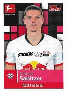 Sticker Marcel Sabitzer - German Football Bundesliga 2019-2020 n. 165 - Topps