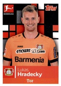 Cromo Lukas Hradecky - German Football Bundesliga 2019-2020 - Topps