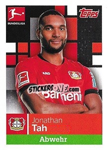 Sticker Jonathan Tah - German Football Bundesliga 2019-2020 n. 173 - Topps