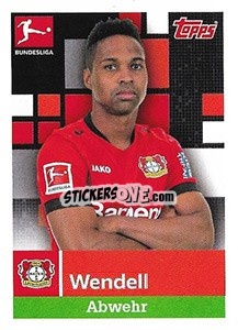 Sticker Wendell - German Football Bundesliga 2019-2020 - Topps