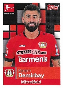 Sticker Kerem Demirbay - German Football Bundesliga 2019-2020 - Topps