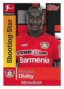Sticker Moussa Diaby - German Football Bundesliga 2019-2020 - Topps