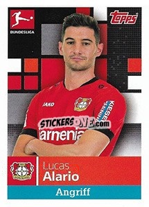 Sticker Lucas Alario - German Football Bundesliga 2019-2020 - Topps
