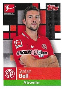 Sticker Stefan Bell - German Football Bundesliga 2019-2020 n. 187 - Topps