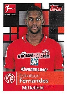 Sticker Edimilson Fernandes - German Football Bundesliga 2019-2020 - Topps