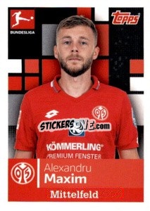 Cromo Alexandru Maxim - German Football Bundesliga 2019-2020 - Topps