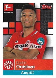 Sticker Karim Onisiwo - German Football Bundesliga 2019-2020 n. 195 - Topps