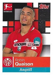 Sticker Robin Quaison - German Football Bundesliga 2019-2020 - Topps