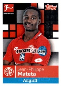 Figurina Jean-Philippe Mateta - German Football Bundesliga 2019-2020 - Topps