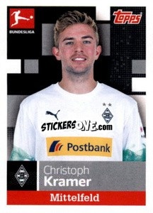 Sticker Christoph Kramer - German Football Bundesliga 2019-2020 - Topps