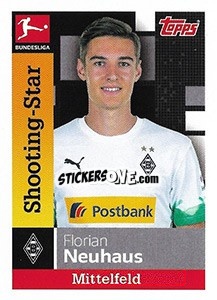 Sticker Florian Neuhaus - German Football Bundesliga 2019-2020 n. 207 - Topps
