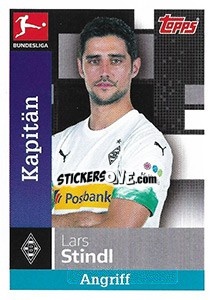 Sticker Lars Stindl - German Football Bundesliga 2019-2020 - Topps