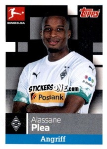 Sticker Alassane Plea - German Football Bundesliga 2019-2020 - Topps