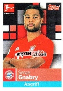 Sticker Serge Gnabry - German Football Bundesliga 2019-2020 - Topps