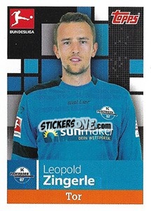 Cromo Leopold Zingerle - German Football Bundesliga 2019-2020 - Topps